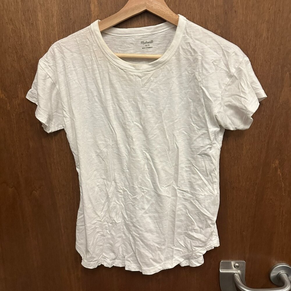 Madewell White T-Shirt- Small